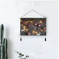 thumbnail image 6 of WOBOGO Christmas Tree Leaves Hanging with Red Hearts Living Room Canvas Wall Art Bedroom Study Framed Canvas Print Artwork Home Office Decorations 24.5×16.7in, 6 of 6