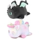 thumbnail image 1 of Peluche Gato MEE-Meow Océano Niños 25cm Juguete Suave Colección Figura Animales de Peluche Gato Marino Juguete (2 Piezas: Gato Dragón y Gato Unicornio), 1 of 3
