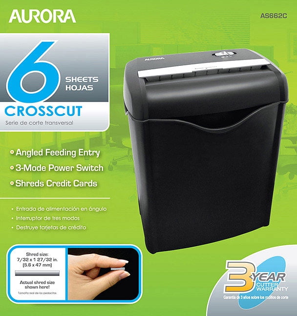 Aurora AS662C Light Duty Shredder