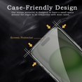 thumbnail image 7 of 3 Pack for iPhone 15 Plus Privacy Screen Protector, 9H Anti Spy Dark Tempered Glass Screen Protector for iPhone 15 Plus, Easy Installation, Bubble Free, 7 of 7