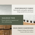 thumbnail image 4 of Open Box Maven Lane Kitchen Swivel Stool Weathered Oak, Bar Height 2 Pack, 4 of 6