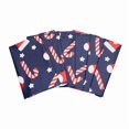 thumbnail image 4 of BEST- 6 Pk Jumbo Christmas Candy Cane Gift Bags, Large Plastic Gift Sack, Blue, 3X4 Ft, 4 of 5