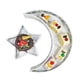 thumbnail image 1 of Middle East Festival Wrought Iron Moon Tray Eid Festival Ramadan- Plate Decor, 1 of 5