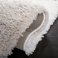 thumbnail image 5 of SAFAVIEH Fontana Darrell Abstract Shag Area Rug, Ivory/Grey, 6'7" x 6'7" Square, 5 of 8