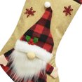 thumbnail image 3 of hirigin Christmas Stockings, 3D Cartoon Santa/Snowman/Deer/Gnome Stocking for Christmas, Home Gifts Bag Decorations Party Supplies, 3 of 8