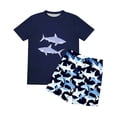 thumbnail image 5 of Fnooota Boys Rash Guard Swimsuits 2 Piece, Short Sleeve Vacation Summer Kids Bathing Suits Boys'Swimwear Multicolor Size 8, 5 of 8
