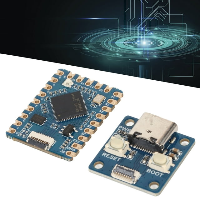 Placa de desarrollo pequeña placa de desarrollo de microcontrolador RP2040 pines GPIO multifunción con adaptador de puerto USB para el hogar ANGGREK Otros