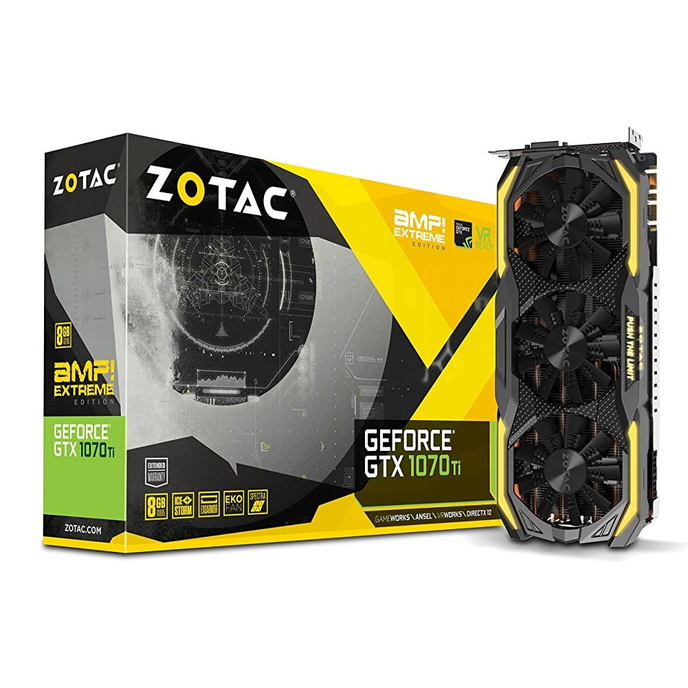 Zotac GeForce GTX 1070 Ti AMP! Extreme Edition 8GB GDDR5 Graphics Card