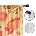thumbnail image 4 of Fall Festival Rustic Fall Style Kitchen Curtains 2 Pack Rod Pocket,52x63in Kitchen Curtains Fall Holiday Long Curtain, 4 of 5