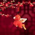 thumbnail image 4 of Surpdew Year Of The Horse 2026 Hanging Decoration Horse Plush Ornaments Zodiac For Chinese New Year Blessing Souvenir Home Car Window Hanging Pendant Decors Red 7.9Inch, 4 of 5
