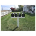 thumbnail image 5 of 4L 42-in x 45-in White Vinyl Mailbox Post Sleeve (mailboxes not Included), 5 of 5