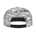 thumbnail image 2 of Zufioo Country Farm Scene Print Flat Brim Baseball Cap, Sun Protection, Sweat Absorption, Adjustable Sports Cap, Suitable for Men and Women in All Seasons, 2 of 7