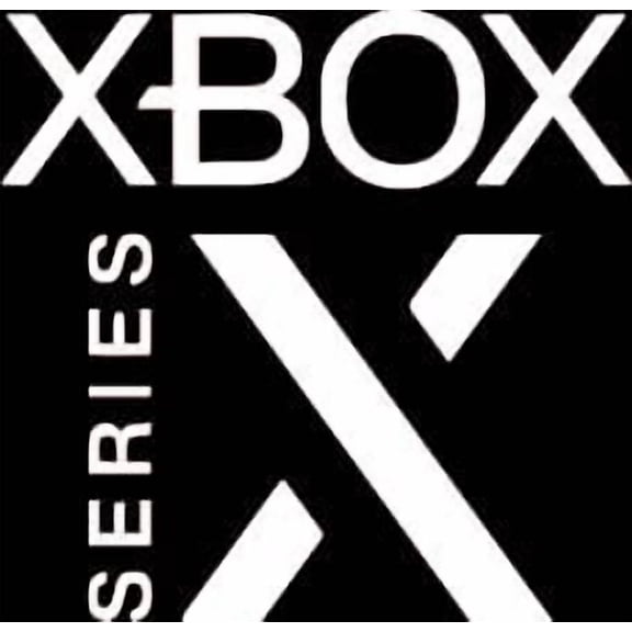 Xbox Series X Logo Vinyl Decal - 6 Inch White