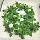 thumbnail image 5 of Matsuzay Flores artificiales elegantes de tela para bodas y fiestas, flores de de fondo para interiores o exteriores Decoración rosa, 5 of 6