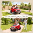 thumbnail image 4 of iYofe 24V 2 Seater Licensed Ford F-150 Raptor Powered Ride-On Truck with Remote & Safety Belt, Red, 4 of 9