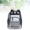 thumbnail image 1 of OUNONA PVC Transparente Con Ajustables Cómodas Y Jelly Backpack Negro, 1 of 8