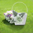 thumbnail image 2 of Wedding Flower Basket Photography Props Multicolor Plastic Cloth For Home Garden Decoration, 2 of 10