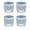 Blue, variant on ZenCart 4Pcs Ice Hockey Mold with Lids Easy Release Sphere Ice Cube Maker Stackable Non-stick Puck Mold for Whiskey Cocktails Bourbon
