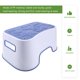 thumbnail image 4 of Taburete de baño firme de plástico para sentadillas, taburete para inodoro, taburete para baño, 4 of 4