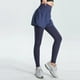 thumbnail image 4 of Leggings elásticos de cintura alta para mujer, pantalones falsos de dos piezas con bolsillos, ropa deportiva, mallas para correr, ropa de gimnasio y Yoga, 4 of 5