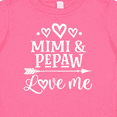 thumbnail image 4 of Inktastic Pepaw and Mimi Love Me Boys or Girls Baby T-Shirt, 4 of 5