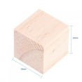 thumbnail image 4 of Wood Craft Accessary, 0.98 X 0.98 X 0.98" Eye-catching Building Blocks Craft Wood  For Craft Projects For Decorating, 4 of 8
