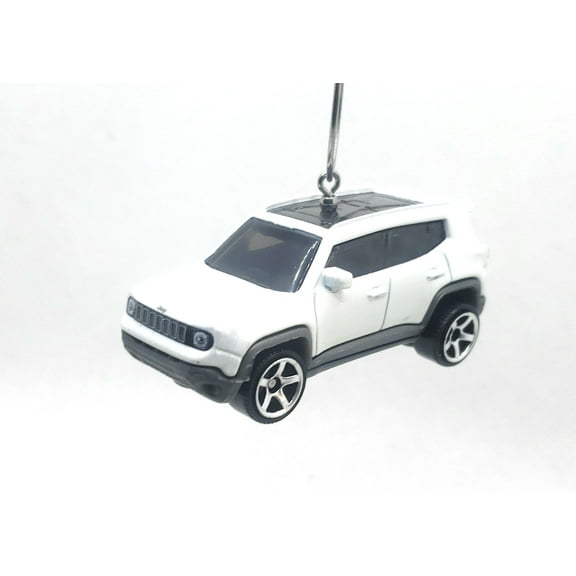 Christmas Ornament for 2019 Jeep Renegade White