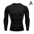 thumbnail image 1 of Men Compression Running Long T Shirt Sport Training Jogging O5W9 Quick Dry ф☆ щм, 1 of 9