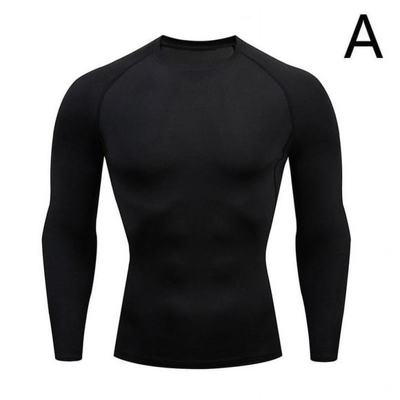 Compression Running T Shirt Fitness Tight Long Sleeve Sport Tshirt Training Jogging Shirts Gym Sportswear Quick Dry Y8K8