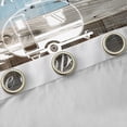 thumbnail image 4 of Erosebridal Gray Blue Wood Camper RV Print Black Out Curtains, Farmhouse Camping Curtains Pack of 2 (42x63 Each) for Kids Boys and Girls, 4 of 6