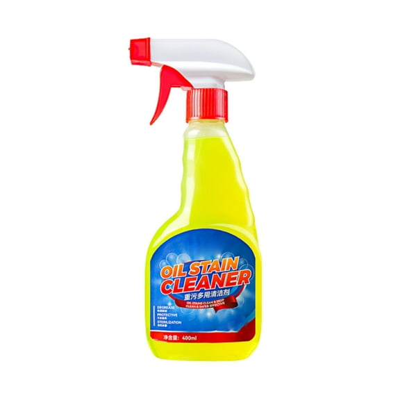 CASAFUN All-Purpose Oil Stain Cleaner,Kitchen Oil Remover Degreaser Spray,Lemon Scent Cleaner,Kitchen & Bathroom Cleaning Supplies,Degreaser Cleaner,Household Essentials 400ml