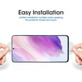 thumbnail image 5 of (3 Pack) amFilm Samsung Galaxy S21 FE Tempered Glass Screen Protector (5G 2021), 5 of 6