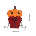 thumbnail image 3 of Bolso de mano de cuero para mujer, bolso cruzado con bandolera de dibujos animados, novedad, bolso para teléfono de Halloween, 3 of 9