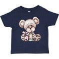 thumbnail image 3 of Inktastic Teddy Bear with Cookie Boys Toddler T-Shirt, 3 of 5