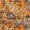 Orange, variant on Unique Loom Rosso Collection Area Rug - Basilica (8' Round Orange/Black)