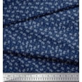thumbnail image 2 of Soimoi Poly Georgette Fabric Floral Block Print Fabric by The Yard 42 Inch Wide, 2 of 3