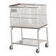 thumbnail image 4 of Cesta de ropa con ruedas, organizador de cestos de ropa sucia multiusos para uso comercial y Plata, 4 of 7