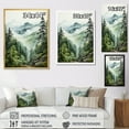 thumbnail image 4 of Designart "Soft Gray American Redwoods I" Tree Redwood Floater Framed Wall Art Prints, 4 of 5