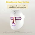 thumbnail image 3 of RUTAWZ LED Face Mask, 7-Color Light Display for Relaxing Skincare Routines, 3 of 10