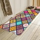 thumbnail image 3 of Tapete antideslizante de 61 x 180 cm (24" x 71"), suave, lavable, estampado, alfombra de bienvenida. Diamante 40 × 120cm, 3 of 9