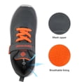 thumbnail image 2 of Kids Sneakers Girls Boys Running Shoes Outdoor Indoor Sports Athletic Shoes Dream Pairs CONTACT-K GREY/ORANGE Size 13, 2 of 5