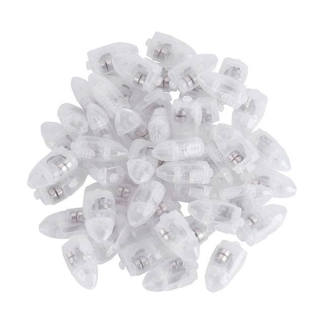 1 juego/50 luces LED impermeables para farolillos de papel, globos, decoración para bodas y fiestas, color amarillo