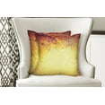thumbnail image 4 of Ambesonne Fall Throw Pillow Cover 2 Pack, Retro Autumn View, 16", Orange Yellow, 4 of 6