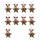 thumbnail image 1 of 10x adornos navideños colgantes de madera para decoración navideña, adornos colgantes colgantes para fiestas, festivales, decoración de vacaciones Alce yotijar colgante colgante, 1 of 8