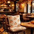 thumbnail image 3 of 18x18in 3D Tufted Pumpkin Fluffy Plush Throw Pillow Cover Hidden Zipper Soft Autumn Sofa Bedroom Decor Cushion, 3 of 3