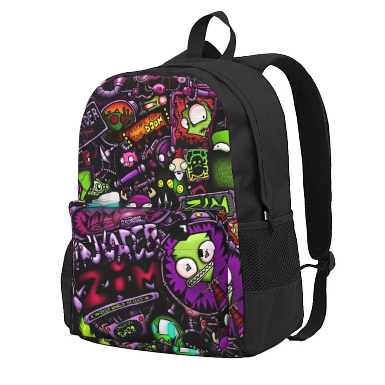 Invader Zim Backpack Multipurpose Daypacks Large Capacity  display picture 1