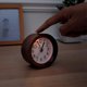 thumbnail image 4 of Analog Wood Alarm Clock With Snooze - Retro Clock With Dial Alarm Light - Quiet Vintage Wood Table Clock Without -zysd, 4 of 5