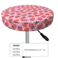thumbnail image 2 of Goofa Strawberry Printed Stool Covers Round, Waterproof Round Bar Stool Covers Anti-Slip Round Bar Stool Seat Cover with Elastic Bands Durable -12 inch, 2 of 7