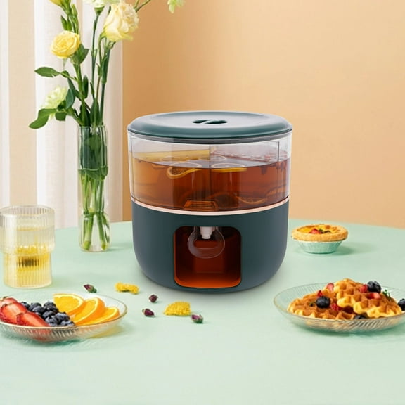 6L Beverage Dispenser Drink Juice Coffee Dispenser 360°Rotation Drink Dispenser for Kitchens, Restaurants