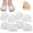 4*transparent, variant on Hygger Bunion Corrector, 4 Pcs Hyggear Silicone Toe Separators for Women and Men, Hygear Toe Separators for Women, Hygger Toe Separators Breathable and Soft (2*white)